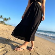 Cushionaire Cora Flip Flops for Women | Vacation Beach Essentials | Women's Casual Thong Sandals with Wide Widths Available