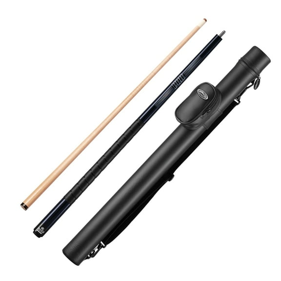 Viper Sure Grip Pro Black Cue and Casemaster Q-Vault Supreme Black Cue Case