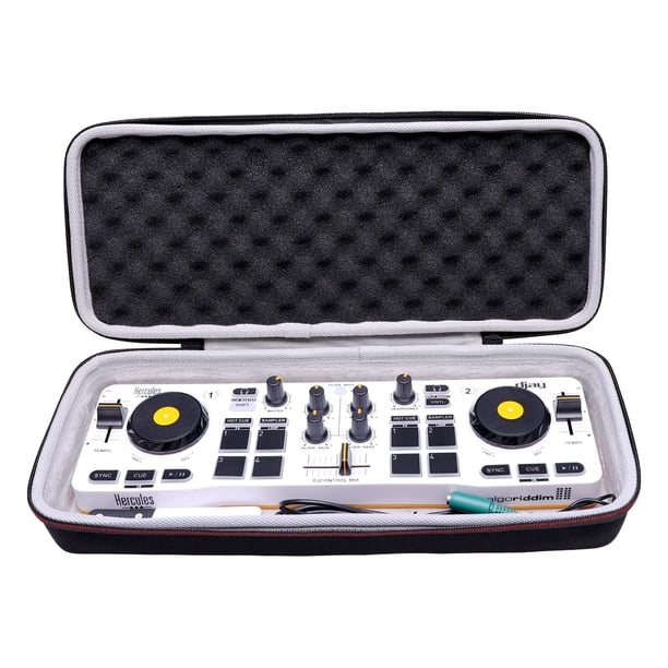 Estuche LTGEM para Controlador DJ Hercules DJControl Mix/DJControl Starlight - Maletín rígido protector para viaje (Solo estuche)