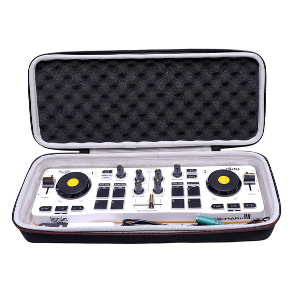 Estuche LTGEM para Controlador DJ Hercules DJControl Mix/DJControl Starlight - Maletín rígido protector para viaje (Solo estuche)