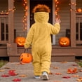thumbnail image 5 of Funny Big Mouth Monster Onesie Pajamas – Oversized Plush Fleece Hooded One Piece for Sleep & Halloween, Christmas Party with 1 Comb, 5 Colors, 120-150, 5 of 5