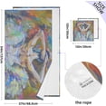 thumbnail image 3 of GZHJMY Ballerina Oil Painting Bath Towel Set, Pure Cotton Washcloth Lightweight and Highly Absorbent Quick Drying Towels for Bathroom（129）, 3 of 7