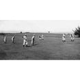 thumbnail image 3 of A.G. Spalding Baseball Collection 14x9 Black Modern Framed Museum Art Print Titled - Eight Boys With A Ball And Four Bats, Playing Four Old Cat, 3 of 5