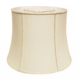 thumbnail image 1 of HomeRoots 469830 16 in. Slanted Girdle Shantung Lampshade, Ivory, 1 of 1