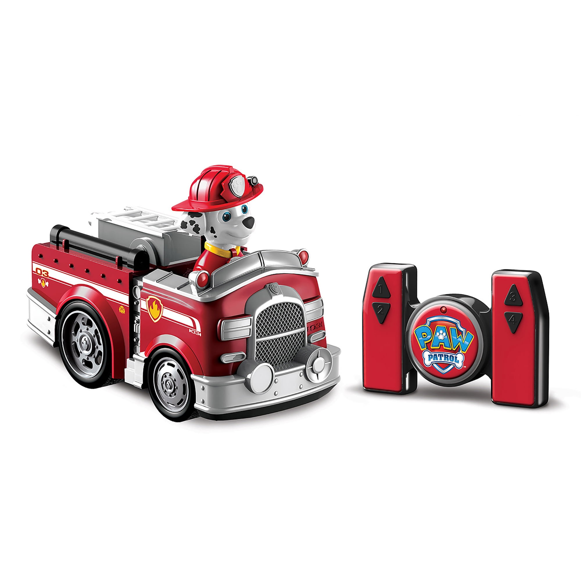 Paw Patrol Marshall Radio Control Fire Truck with 6 Way Control Walmart