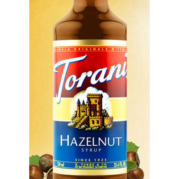 Torani Hazelnut Syrup 750ml