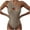 Khaki, variant on asdoklhq Tummy Control Swimsuits for Women,Solid Hollow Out One-Piece Bikini Push-Up Pad Swimsuit Beachwear