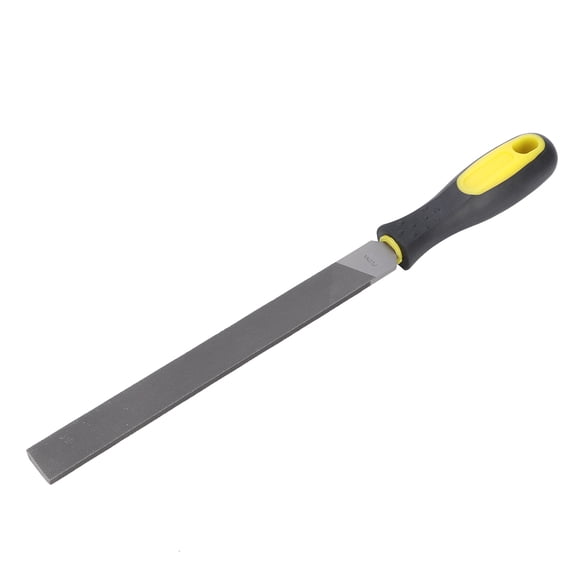 8in Steel File for Metal Shaping and Sharpening with Handle, T12 Carbon Steel File Grinding for Metal