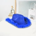 thumbnail image 3 of Colorful Denim Cowboy Hat Stylish Unisex Design Wide Application Multifunctional Cowboy Hat for Versatile Western Look, 3 of 7