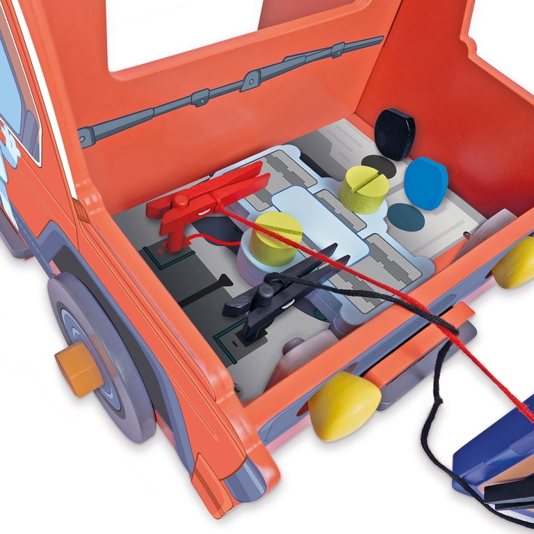 Bluey Wooden Mechanic Workshop Playset, 22-Piece photo 5