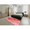 thumbnail image 5 of Ahgly Company Machine Washable Indoor Square Transitional Ruby Red Area Rugs, 4' Square, 5 of 7