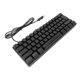 thumbnail image 1 of Teclado Gaming Con Cable, 61 Teclas, Retroiluminación Rgb, 8 Colores Individuales, Teclado Mecánico 60%, Anti-Ghosting, Alta Velocidad De Respuesta, Diseño Ergonómico, 1 of 7