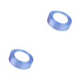 thumbnail image 4 of sweethay Paquete Cinta Accesorios para manualidades DIY Festival Cintas de poliéster Azul cielo 20 Celeste 20 2Conjunto, 4 of 6