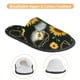 thumbnail image 3 of Fotbe Sunflowers3 Pantuflas Peludas para Mujer con Estampado, Zapatillas de Peluche, Zapatos de Invierno para Casa, Uso Interior y Exterior-Large, 3 of 8