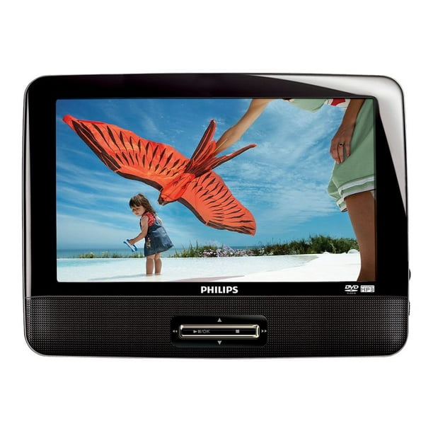 Philips PD9012M - DVD player with LCD monitor / LCD display - 9" - external - Walmart.com