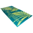 thumbnail image 3 of Turquoise Keep Chillin' Velour Beach Towel (100% Cotton, 36" x 70", GSM 400), 3 of 3
