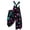 Black, variant on Fgvctg Valentine's Day Womens Overalls Wide Leg Pant Dressy Overalls Love Heart Graphic Sleeveless Spaghetti Straps Jumpsuits Romper Bib Overalls Loose Sprimg Pants With Pockets Purple 3XL