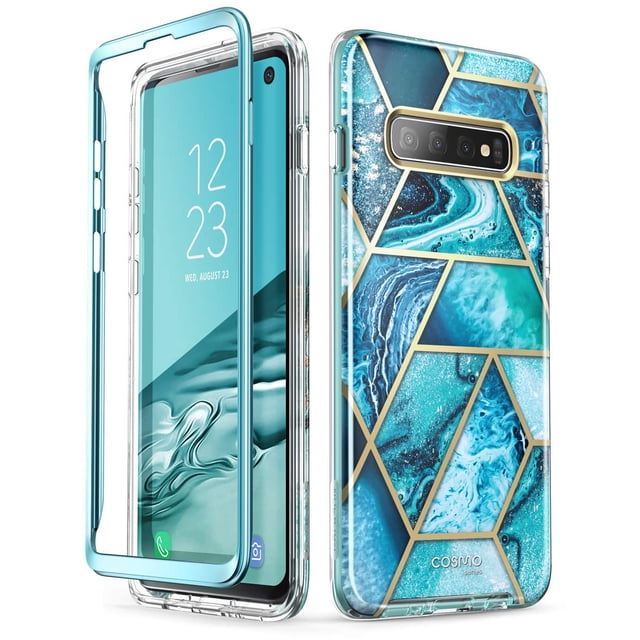 Funda de teléfono celular i-Blason Cosmo para Samsung Galaxy S10 6.1" Ocean