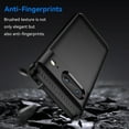 thumbnail image 7 of CoverON For Google Pixel 8 Phone Case, Slim Lightweight TPU Minimal Cover Carbon Fiber, Black, 7 of 7