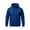 Blue, variant on Chiccall Mens Fleece Hoodie Cargo Drawstring Long Sleeve Hooded Sweatshirts Casual Athletic Fashion Pullover with Zipper Pockets