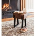 thumbnail image 2 of Plow & Hearth Richland Indoor/Outdoor Reclaimed Wood Stool/Side Table, 2 of 4