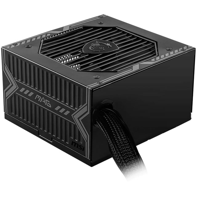 Fuente de Poder PC 750W Gamer MSI MAG A750BN PCIE5 80 Plus Bronze negro