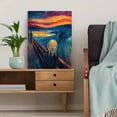 thumbnail image 5 of Edvard Munch The Scream Canvas Print Home Office Museum Style Wall Art, 5 of 8