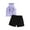 Purple914/A, variant on MEZZALL Girls Summer Outfits 2 Piece Sets Fashion Sleeveless Tops With Floral Printed Shorts Casual Playwear Toddler Kids Clothes Soft Dailywear
