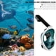 thumbnail image 3 of Tmvgtek Máscara Facial De Buceo De Cara Completa Gafas De Respirador Subacuático (Verde Oscuro S / M) Tmvgtek Deportes acuáticos, 3 of 5