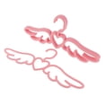 thumbnail image 4 of De 5 Perchas De Plástico Antiarañazos Para Trajes De Hombro - Antideslizantes Pulgadas X 6 Pulgadas Rosado, 4 of 7
