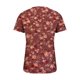 thumbnail image 4 of ICHUANYI Clearance Fashion Women Summer Causal Printing Short Sleeve V-Neck Top Blouse Button T-Shirt(Red, M) ICHUANYI WER2023081109217, 4 of 5