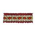 thumbnail image 3 of Festive Season Window Curtain for Christmas Themed Decor, Easy Install Polyester Drapery to Enhance Holiday Ambiance(Red,E), 3 of 6