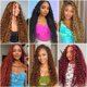 thumbnail image 2 of Cabello humano trenzado Datanala de 18 pulgadas con ondas profundas, a granel para trenzar, 2 paquetes/100 g, brasile&#2013265921o, 100 % vir, 2 of 7