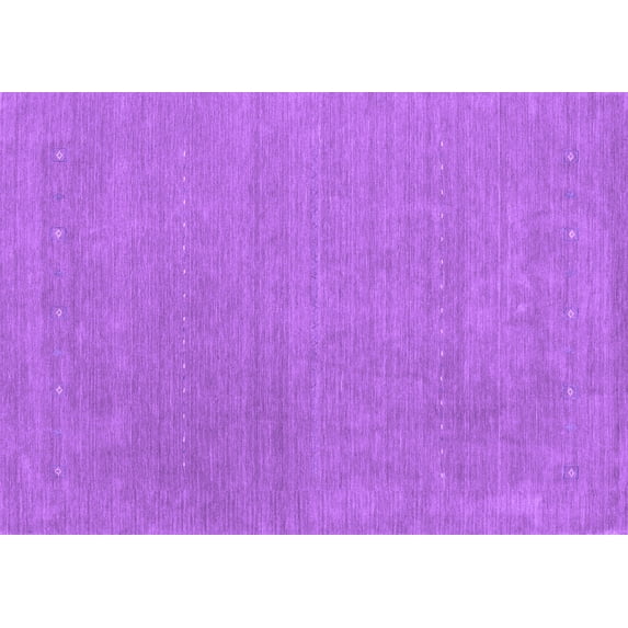 Ahgly Company Indoor Rectangle Abstract Purple Contemporary Area Rugs, 4' x 6'
