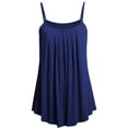 thumbnail image 1 of Summer Tankini Workout Tank Tops for Women, 2024 Summer Women Loose Camisole Ladies Solid Color Tank Tops Plus Size, 1 of 2