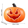 thumbnail image 2 of Halloween LED Glowing Pumpkin Ornaments Set, Assorted Face Jack-O-Lantern Mini Lights for Festive Table Scenery and Holiday Party Favor Decoration, 2 of 5