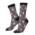 thumbnail image 1 of Fotbe Forest Cute Owl Calcetas Largas con Estampado para Hombre y Mujer – Calcetas de Compresión Transpirables y Elásticas, Viajar y Uso Diario Talla 5-11, 1 of 6