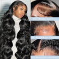 thumbnail image 2 of Pelucas Aimqueen con encaje en la parte delantera, 76 cm, cabello humano ondulado, densidad del 200%, 2 of 6