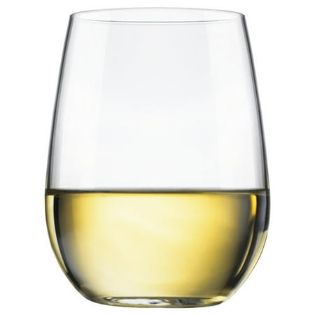 Libbey 4pc Stemless White Wine Glasses