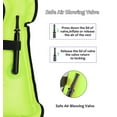 thumbnail image 2 of Rrtizan Children Portable Inflatable Jacket Snorkel Vest, Buoyancy Aid Swim Vest for Boys & Girls, 2 of 5
