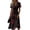 Dark Gray, variant on Womens Halloween Dresses Pumpkin Ghost V Neck Spooky Midi Dresses Witch Hat Bat Short Sleeve Funny Sundress, 2XL