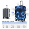 thumbnail image 6 of Gaeub Blue Lightning Elastic Luggage Cover with Concealed Zipper Dust-Proof Luggage Cover Protector - 18-32 inch - Large, 6 of 9