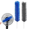thumbnail image 4 of 4Pcs Flexible Fan Duster Cleaning Brush, Bendable Microfiber Fan Blade Dust Brush, Reusable Bendable Home Dusting Brush, Bendable Static Dust Capture Brush with Comfort Grip Handles for Air Vents, 4 of 5