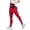 Red, variant on TTUHYWXI Women Leggings Seamless Butt Lifting Train Control Celsior Compression Leggings (AG,L)