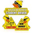 thumbnail image 7 of 3pcs New Driver Magnet for Car Bumper Please Be Patient Student Driver Reflective Sign Automotive Exterior Accessories Student Driver (Cute Duck), 7 of 7
