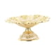 thumbnail image 4 of Cuenco decorativo con pedestal, frutero en relieve dorado, plato de fruta de Metal, plato de fruta para KTV, sala de estar, comedor, restaurante, 4 of 9