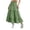 R576 Green, variant on Likimi Children Girls Skirts Solid Color Elastic Waistband Summer Soft Comfortable Skirts Green Size 4-5 Years