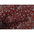 thumbnail image 4 of oneOone Cotton Poplin Fabric Leaves|Floral & Paisley Block Fabric Prints By Yard 56 Inch Wide, 4 of 4