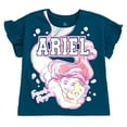 thumbnail image 2 of Disney Princess Ariel T-Shirt and Twill Skirt Iridescent Toddler to Big Kid, 2 of 5