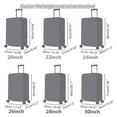 thumbnail image 6 of Transparent PVC Travel Luggage Waterproof Suitcase Cover Washable Bag, 6 of 6